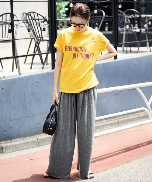 SLOBE IENA(スローブイエナ)の「リラックスジャージーイージーパンツ(その他パンツ・レディース・チャコールグレー/グレー・36/38)」の3枚目の写真