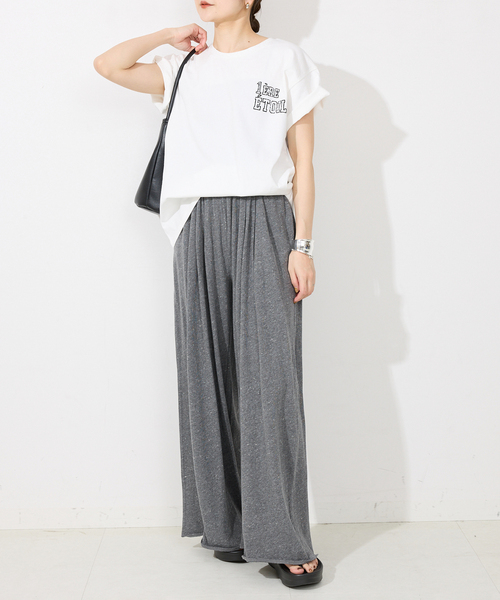 SLOBE IENA(スローブイエナ)の「リラックスジャージーイージーパンツ(その他パンツ・レディース・チャコールグレー/グレー・36/38)」の7枚目の写真