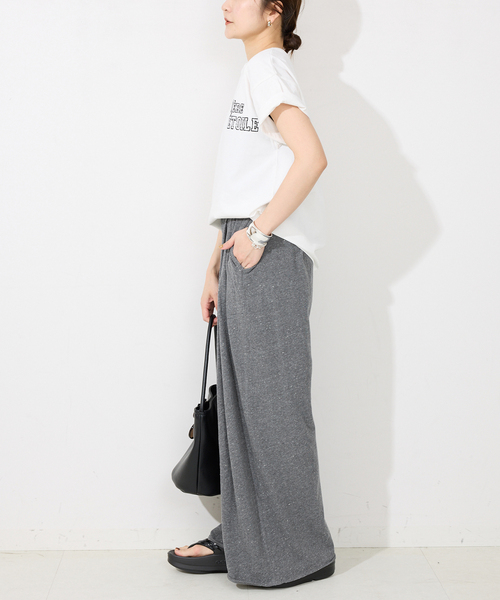 SLOBE IENA(スローブイエナ)の「リラックスジャージーイージーパンツ(その他パンツ・レディース・チャコールグレー/グレー・36/38)」の8枚目の写真