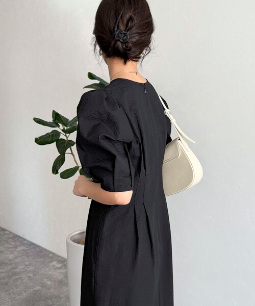 新品【fredy emue】 コットンリップルウエストシェイプワンピース コットンリップルウエストシェイプワンピース（fredy emue