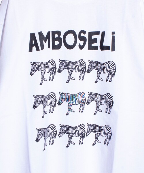 FREDY MAC（フレディーマック）の「【FREDYMAC/フレディマック】AMBOSELi オリジナルボディ プリントTシャツ（Tシャツ/カットソー・メンズ・ホワイト/トップグレー・M/S/L）」の6枚目の写真