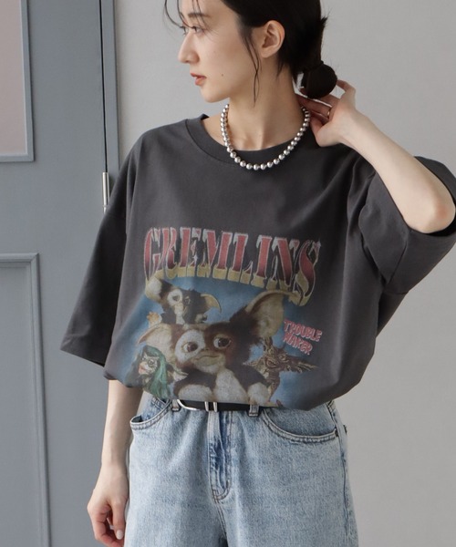 CORPUS　SELECT（コーパストーキョー）の「【GREMLINS/グレムリン】アソート アートワークデザイン 半袖Tシャツ（Tシャツ/カットソー・メンズ・イエロー系1/ホワイト系1/ホワイト系2/ブラック系2/イエロー系2/ホワイト系3/チャコール/ダークグリーン系1/ダークグリーン系2/ブラック系1/ブラック系3/ホワイト・M/L/LL/S）」の13枚目の写真