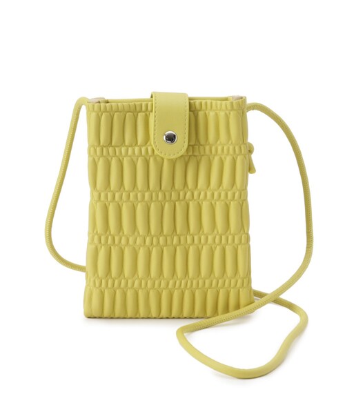 SHOO・LA・RUE（シューラルー）の「プリーツミニショルダーバッグ（ショルダーバッグ・レディース・ブラック/アイボリー/イエロー/シルバー・00）」の15枚目の写真