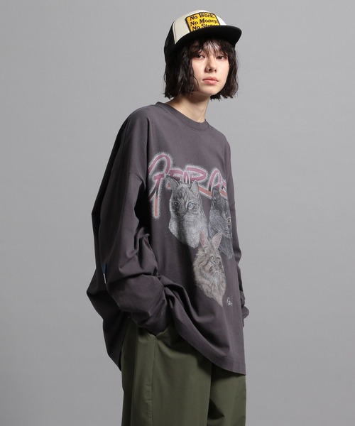 GEORGE'S（ジョージズ）の「CAT＆DOGロンT（Tシャツ/カットソー・メンズ・その他/グレー系その他/ライトグレー・MEDIUM/LARGE）」の2枚目の写真