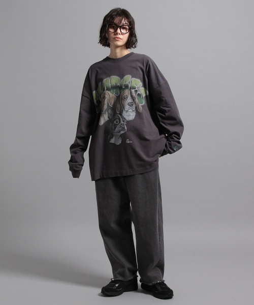 GEORGE'S（ジョージズ）の「CAT＆DOGロンT（Tシャツ/カットソー・メンズ・その他/グレー系その他/ライトグレー・MEDIUM/LARGE）」の4枚目の写真