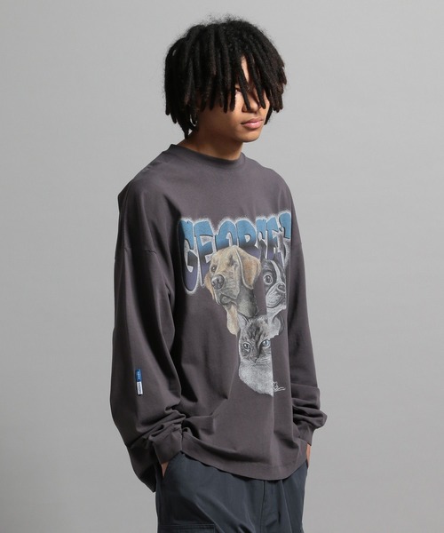 GEORGE'S（ジョージズ）の「CAT＆DOGロンT（Tシャツ/カットソー・メンズ・その他/グレー系その他/ライトグレー・MEDIUM/LARGE）」の5枚目の写真