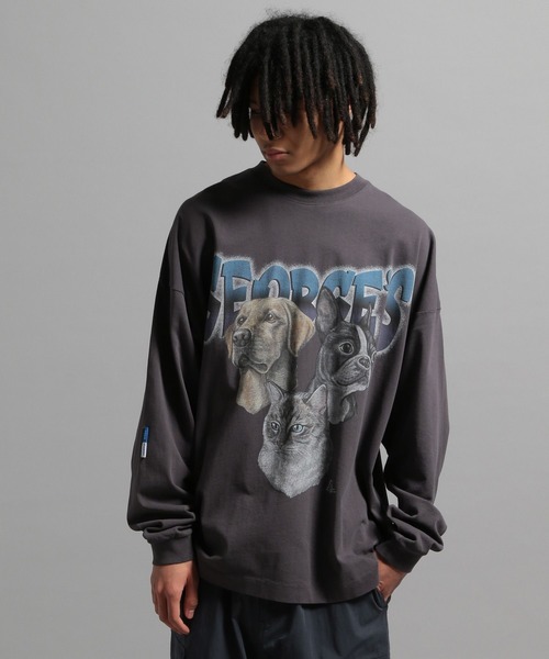 GEORGE'S（ジョージズ）の「CAT＆DOGロンT（Tシャツ/カットソー・メンズ・その他/グレー系その他/ライトグレー・MEDIUM/LARGE）」の7枚目の写真