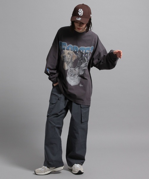 GEORGE'S（ジョージズ）の「CAT＆DOGロンT（Tシャツ/カットソー・メンズ・その他/グレー系その他/ライトグレー・MEDIUM/LARGE）」の10枚目の写真