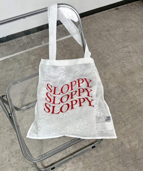 WHO'S WHO gallery(フーズフーギャラリー)の「【広島/福岡ソラリア/WEB限定】SLOPPYレーストート(トートバッグ・レディース・ホワイト・FREE)」の2枚目の写真