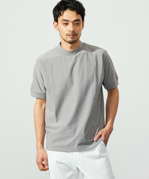 デニスラ モックネック Tシャツ 半袖 速乾（Tシャツ/カットソー