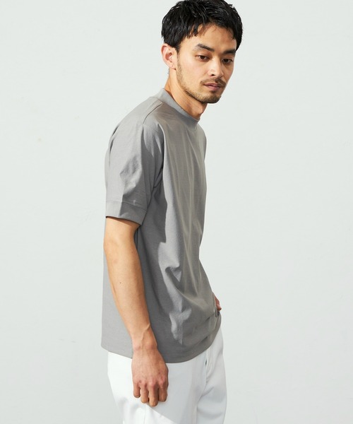 EDWIN(エドウィン)の「デニスラ モックネック Tシャツ 半袖 速乾(Tシャツ/カットソー・メンズ・グレー/ブラック/ホワイト/ブルーグリーン・MEDIUM/LARGE/X-LARGE/SMALL)」の7枚目の写真