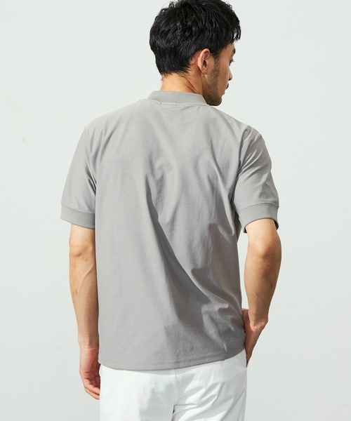 EDWIN(エドウィン)の「デニスラ モックネック Tシャツ 半袖 速乾(Tシャツ/カットソー・メンズ・グレー/ブラック/ホワイト/ブルーグリーン・MEDIUM/LARGE/X-LARGE/SMALL)」の8枚目の写真