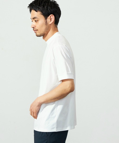 EDWIN(エドウィン)の「デニスラ モックネック Tシャツ 半袖 速乾(Tシャツ/カットソー・メンズ・グレー/ブラック/ホワイト/ブルーグリーン・MEDIUM/LARGE/X-LARGE/SMALL)」の20枚目の写真
