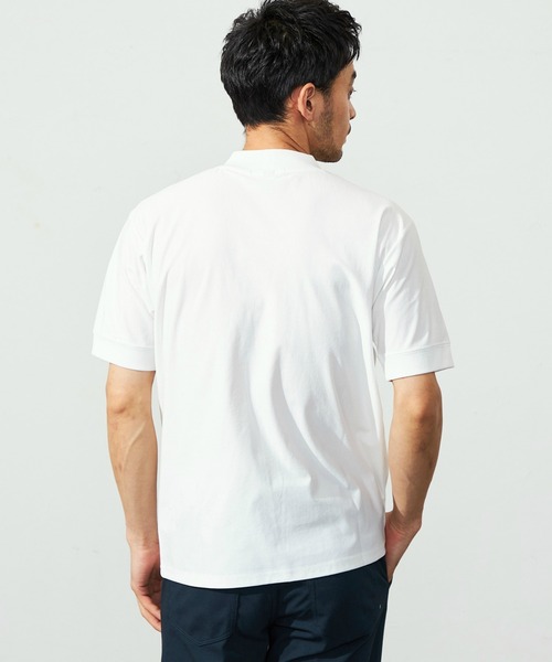 EDWIN(エドウィン)の「デニスラ モックネック Tシャツ 半袖 速乾(Tシャツ/カットソー・メンズ・グレー/ブラック/ホワイト/ブルーグリーン・MEDIUM/LARGE/X-LARGE/SMALL)」の22枚目の写真