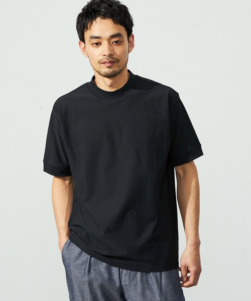 EDWIN(エドウィン)の「デニスラ モックネック Tシャツ 半袖 速乾(Tシャツ/カットソー・メンズ・グレー/ブラック/ホワイト/ブルーグリーン・MEDIUM/LARGE/X-LARGE/SMALL)」の12枚目の写真