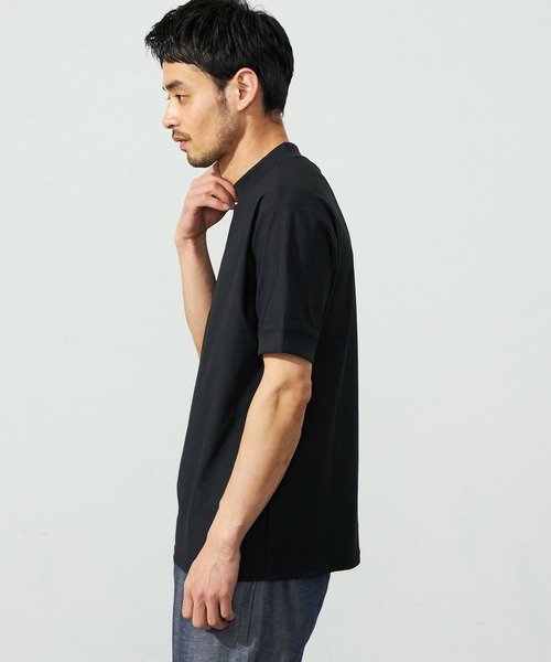 EDWIN(エドウィン)の「デニスラ モックネック Tシャツ 半袖 速乾(Tシャツ/カットソー・メンズ・グレー/ブラック/ホワイト/ブルーグリーン・MEDIUM/LARGE/X-LARGE/SMALL)」の13枚目の写真