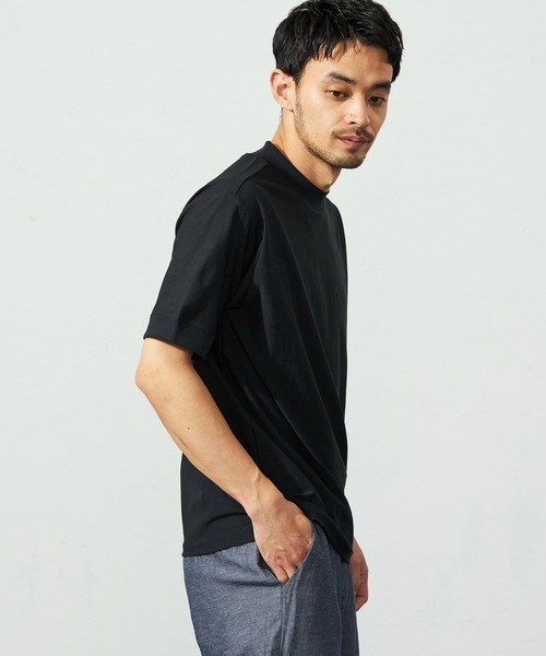 EDWIN(エドウィン)の「デニスラ モックネック Tシャツ 半袖 速乾(Tシャツ/カットソー・メンズ・グレー/ブラック/ホワイト/ブルーグリーン・MEDIUM/LARGE/X-LARGE/SMALL)」の14枚目の写真