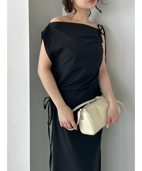 FRAY I.D（フレイアイディー）の「ドローストリングギャザードレープ