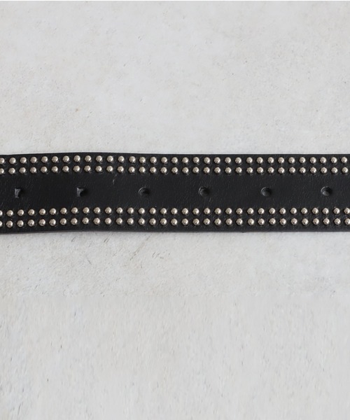 antiqua（アンティカ）の「スタッズレザーベルト（ベルト・レディース・ブラック・FREE）」の11枚目の写真