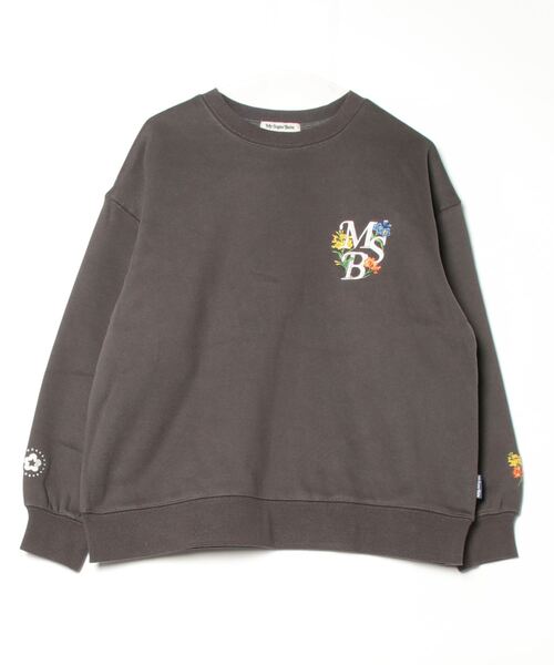 My sugar Babe（マイシュガーベイブ）の「flower logo sweat（スウェット・メンズ・ライトブラウン/スミクロ/グリーン・LARGE/MEDIUM/X-LARGE）」の3枚目の写真