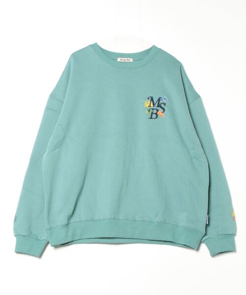 My sugar Babe（マイシュガーベイブ）の「flower logo sweat（スウェット・メンズ・ライトブラウン/スミクロ/グリーン・LARGE/MEDIUM/X-LARGE）」の2枚目の写真