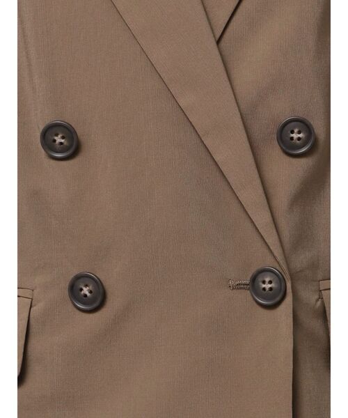 LAGUNAMOON（ラグナムーン）の「ベルトセットハーフスリーブジャケット（テーラードジャケット・レディース・ベージュ/モカ・FREE）」の21枚目の写真