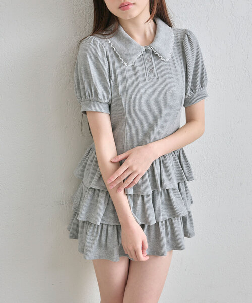 OLIVE des OLIVE ティアードミニカットワンピ ティアードミニカットワンピ（ワンピース）｜OLIVE des OLIVE