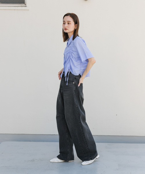 SENSE OF PLACE by URBAN RESEARCH（センスオブプレイスバイアーバンリサーチ）の「コードアミポインテッドサンダル（サンダル・レディース・オフホワイト/ブラック・LARGE/MEDIUM/SMALL）」の5枚目の写真