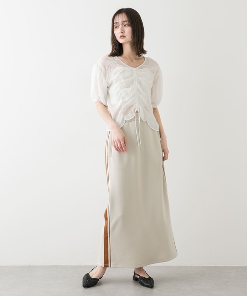 SENSE OF PLACE by URBAN RESEARCH（センスオブプレイスバイアーバンリサーチ）の「コードアミポインテッドサンダル（サンダル・レディース・オフホワイト/ブラック・LARGE/MEDIUM/SMALL）」の12枚目の写真