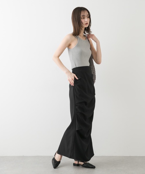 SENSE OF PLACE by URBAN RESEARCH（センスオブプレイスバイアーバンリサーチ）の「コードアミポインテッドサンダル（サンダル・レディース・オフホワイト/ブラック・LARGE/MEDIUM/SMALL）」の15枚目の写真