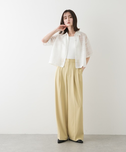 SENSE OF PLACE by URBAN RESEARCH（センスオブプレイスバイアーバンリサーチ）の「コードアミポインテッドサンダル（サンダル・レディース・オフホワイト/ブラック・LARGE/MEDIUM/SMALL）」の16枚目の写真