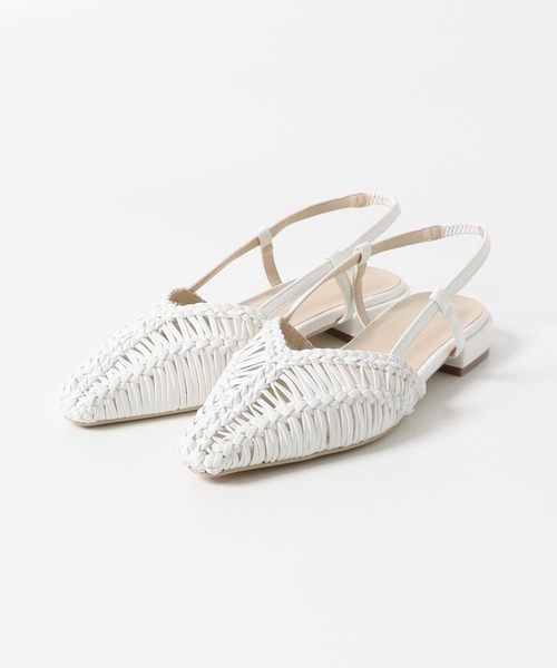 SENSE OF PLACE by URBAN RESEARCH（センスオブプレイスバイアーバンリサーチ）の「コードアミポインテッドサンダル（サンダル・レディース・オフホワイト/ブラック・LARGE/MEDIUM/SMALL）」の17枚目の写真