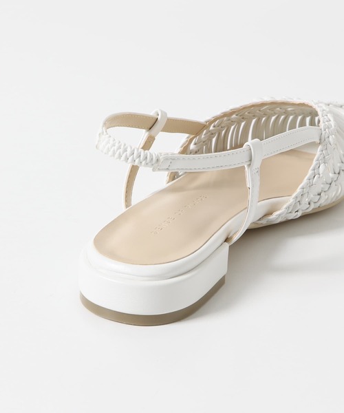 SENSE OF PLACE by URBAN RESEARCH（センスオブプレイスバイアーバンリサーチ）の「コードアミポインテッドサンダル（サンダル・レディース・オフホワイト/ブラック・LARGE/MEDIUM/SMALL）」の22枚目の写真