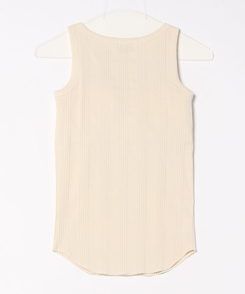 タンクトップ ノースリーブ 「SURT×CASA FLINE」カップ付ヘンリーネックトップス レディース CASA FLINE｜【SURT×CASA FLINE】カップ付ヘンリーネック