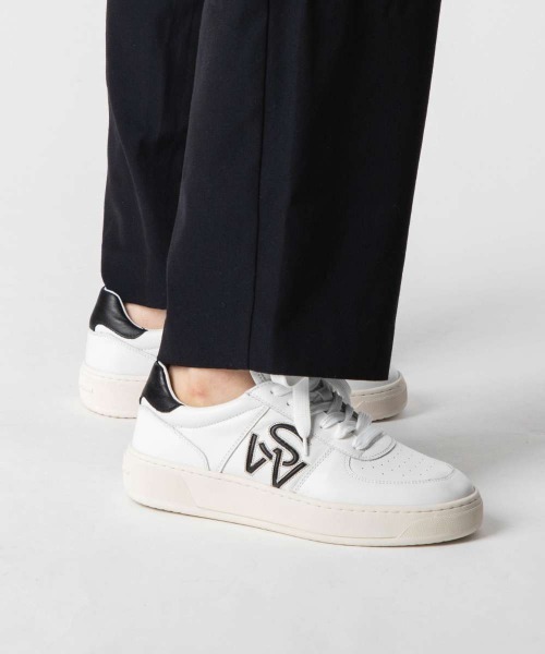 STUART WEITZMAN SW COURTSIDE LOGO SNEAKER スチュアート・ワイツマン コートサイドロゴスニーカー スニーカー