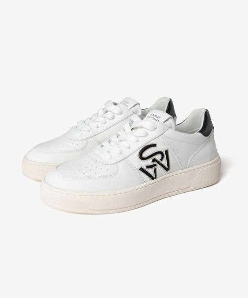 STUART WEITZMAN(スチュアートワイツマン)の「STUART WEITZMAN SW COURTSIDE LOGO SNEAKER スチュアート・ワイツマン コートサイドロゴスニーカー スニーカー(スニーカー・レディース・ホワイト×ブラック・36/38/35/37)」の6枚目の写真