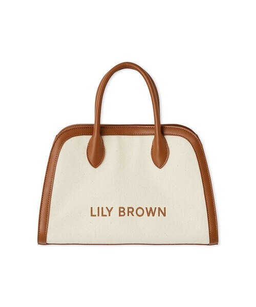LILY BROWN(リリーブラウン)の「バリエーションロゴトート(トートバッグ・レディース・キャメル/ブラック/ピンク・FREE)」の18枚目の写真