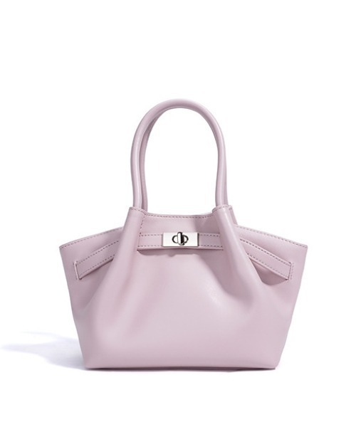 NiiNa（ニーナ）の「【 NiiNa / ニーナ 】高品質牛革  2way ラウンドフォルム レザーバッグ（インナーポーチ付き）（ショルダーバッグ・レディース・ホワイト/ブラック/ピンク/グリーン・FREE）」の4枚目の写真