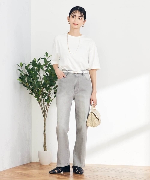 a.v.v（アーヴェヴェ）の「かごフラップハンドバッグ（かごバッグ・レディース・アイボリー/ブラック・38）」の3枚目の写真