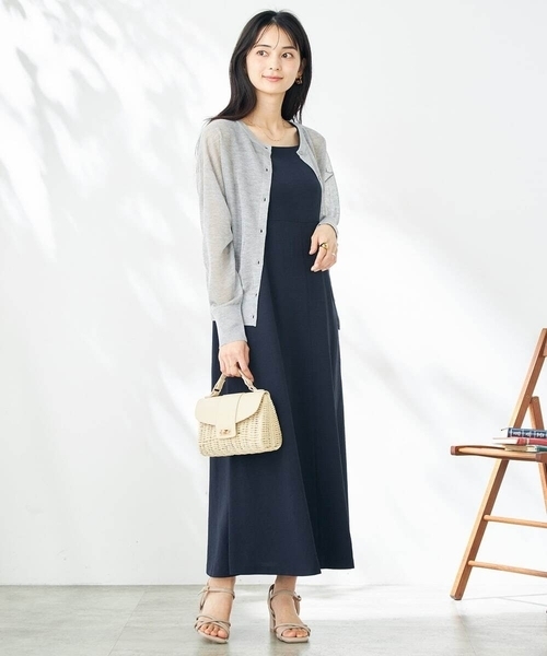 a.v.v（アーヴェヴェ）の「かごフラップハンドバッグ（かごバッグ・レディース・アイボリー/ブラック・38）」の16枚目の写真