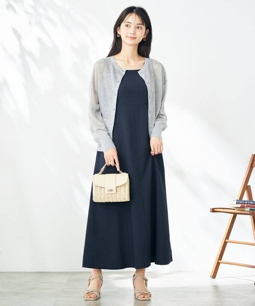 a.v.v（アーヴェヴェ）の「かごフラップハンドバッグ（かごバッグ・レディース・アイボリー/ブラック・38）」の12枚目の写真