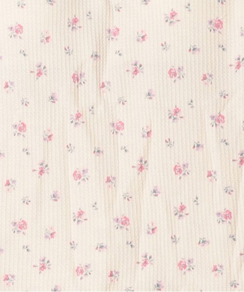 JEMORGAN(ジェーイーモーガン)の「【JEMORGAN / ジェーイーモーガン】パック入り 花柄ワッフルカップ付きクレリックタンクトップ(タンクトップ・レディース・パープル系1/ピンク系1/ブルー系1/ピンク系2・FREE)」の7枚目の写真