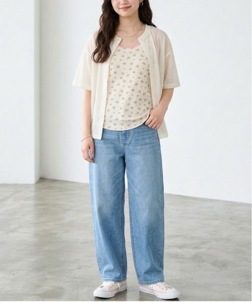 JEMORGAN(ジェーイーモーガン)の「【JEMORGAN / ジェーイーモーガン】パック入り 花柄ワッフルカップ付きクレリックタンクトップ(タンクトップ・レディース・パープル系1/ピンク系1/ブルー系1/ピンク系2・FREE)」の22枚目の写真