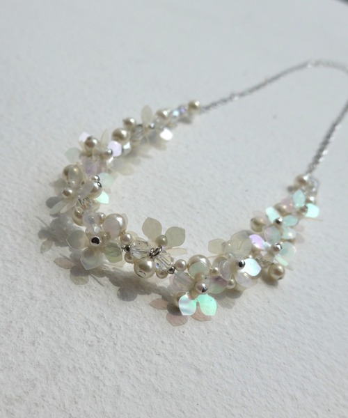 Dorry Doll(ドリードール)の「小花モチーフネックレス(ネックレス・レディース・シルバー/ゴールド・FREE)」の2枚目の写真