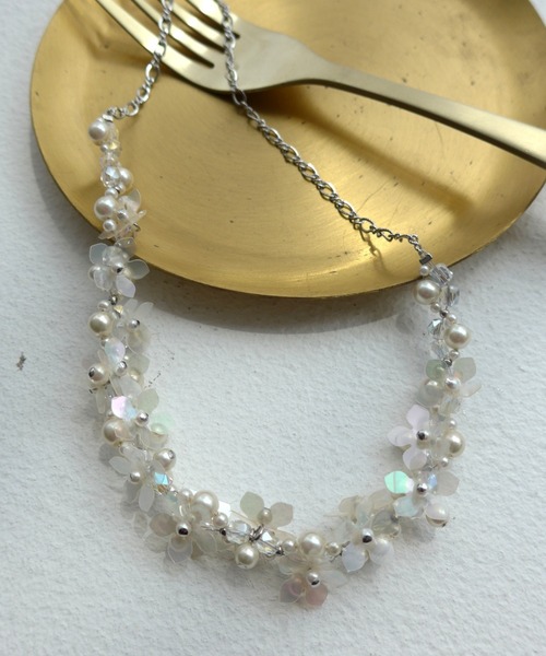 Dorry Doll(ドリードール)の「小花モチーフネックレス(ネックレス・レディース・シルバー/ゴールド・FREE)」の12枚目の写真