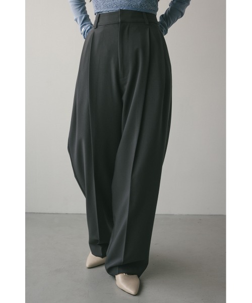 STYLEMIXER（スタイルミキサー）の「【大人気】ベーシックツータックパンツ（スラックス・レディース・アイボリー/グレー/ブラック/ベージュ・SMALL/MEDIUM/LARGE/X-SMALL）」の22枚目の写真