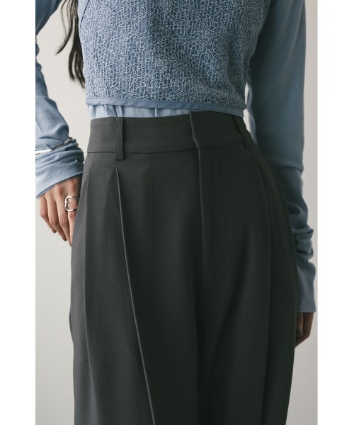 STYLEMIXER（スタイルミキサー）の「【大人気】ベーシックツータックパンツ（スラックス・レディース・アイボリー/グレー/ブラック/ベージュ・SMALL/MEDIUM/LARGE/X-SMALL）」の19枚目の写真