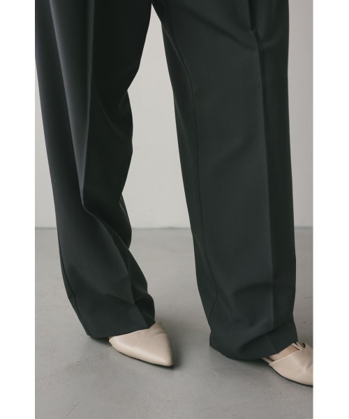 STYLEMIXER（スタイルミキサー）の「【大人気】ベーシックツータックパンツ（スラックス・レディース・アイボリー/グレー/ブラック/ベージュ・SMALL/MEDIUM/LARGE/X-SMALL）」の16枚目の写真