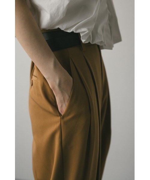 STYLEMIXER（スタイルミキサー）の「【大人気】ベーシックツータックパンツ（スラックス・レディース・アイボリー/グレー/ブラック/ベージュ・SMALL/MEDIUM/LARGE/X-SMALL）」の8枚目の写真