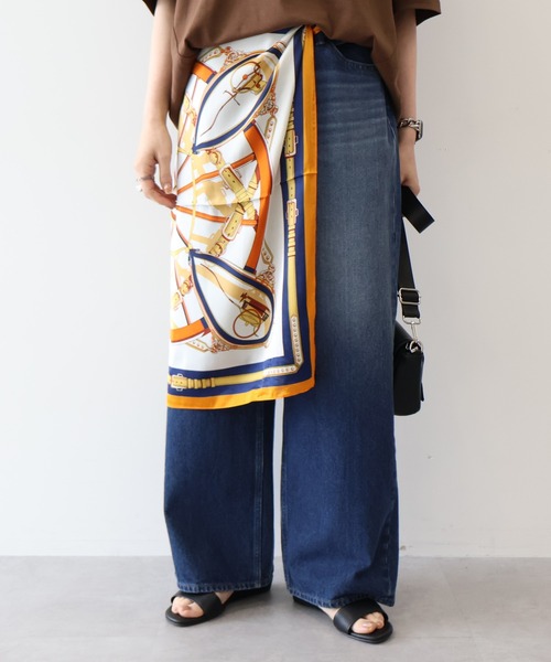 【新品・非売品】2024 パリオリンピック オフィシャルホスピタリティ　スカーフ パリ2024オリンピック 公式ホスピタリティ記念グッズ 非売品